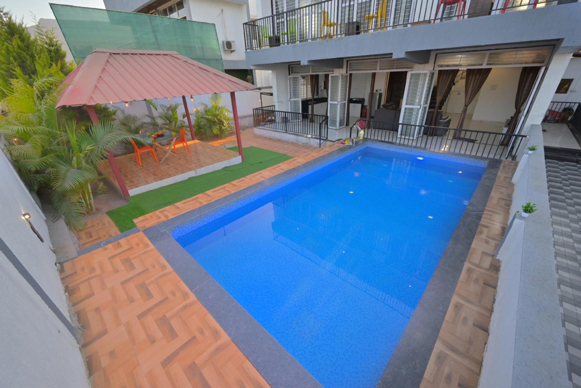 Ll Empyrean Stay Ll 4Bhk Ll Ac Ll Pool Ll Mystical Stone Villa Ll Lonavala Exterior photo