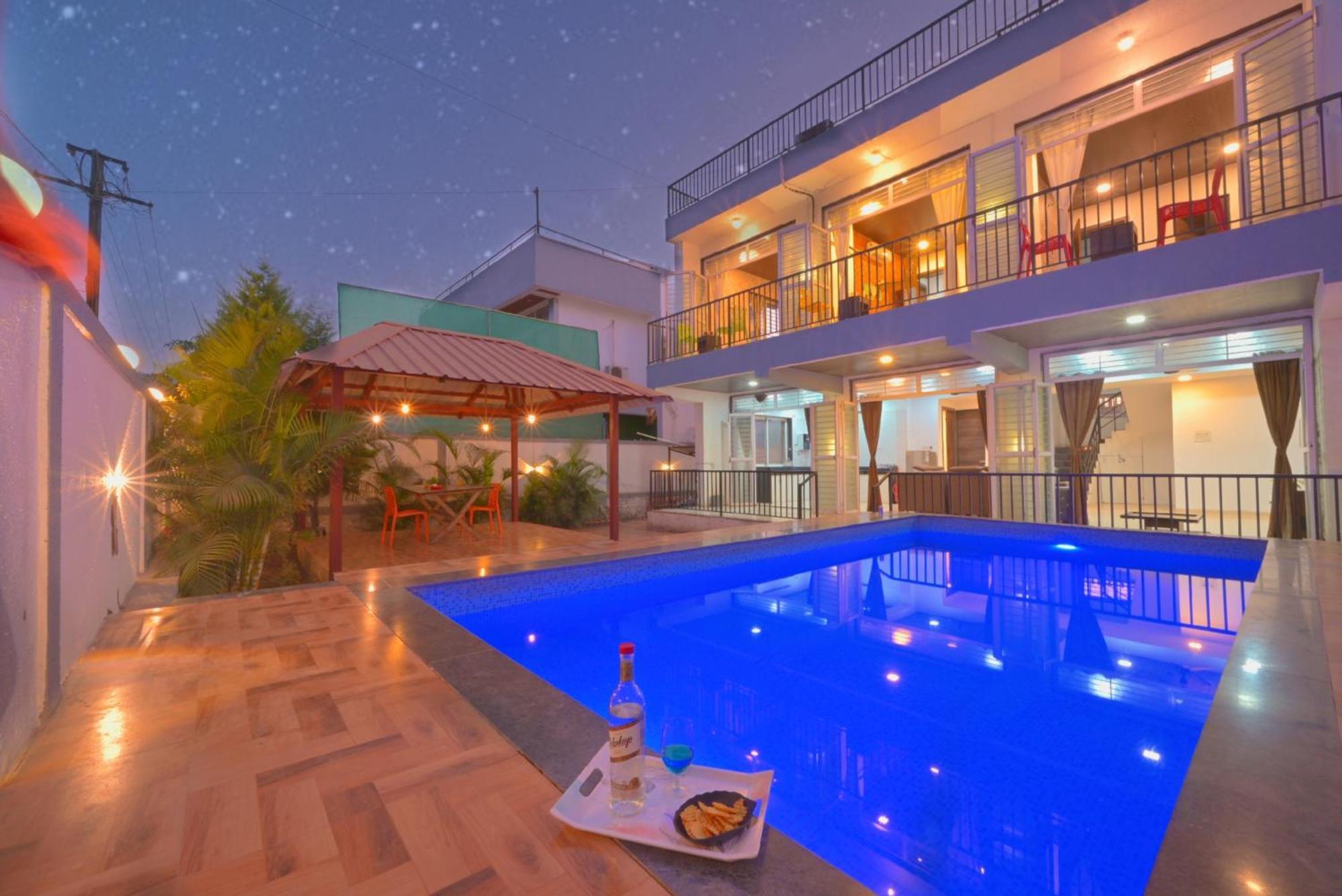 Ll Empyrean Stay Ll 4Bhk Ll Ac Ll Pool Ll Mystical Stone Villa Ll Lonavala Exterior photo